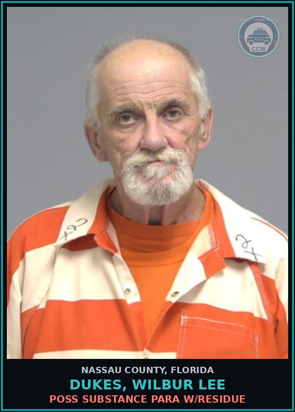 Booking mugshot of DUKES, WILBUR LEE in Nassau County