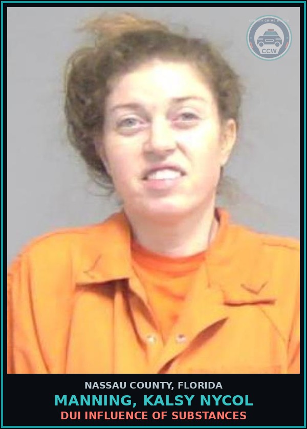 Booking mugshot of MANNING, KALSY NYCOL in Nassau County