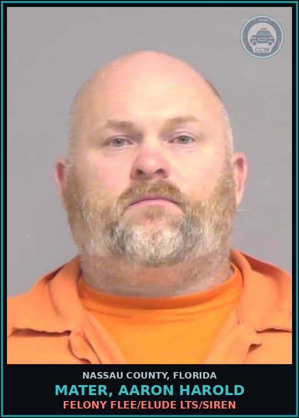 Booking mugshot of MATER, AARON HAROLD in Nassau County
