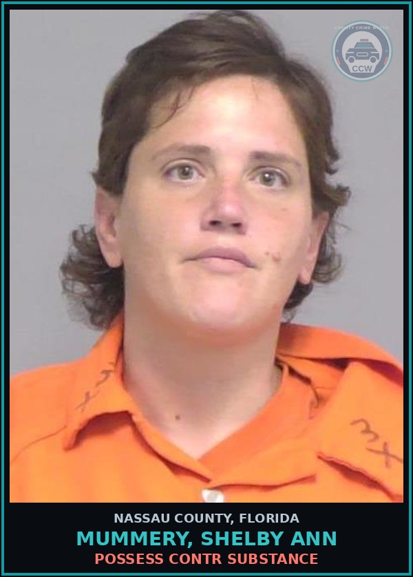 Booking mugshot of MUMMERY, SHELBY ANN in Nassau County