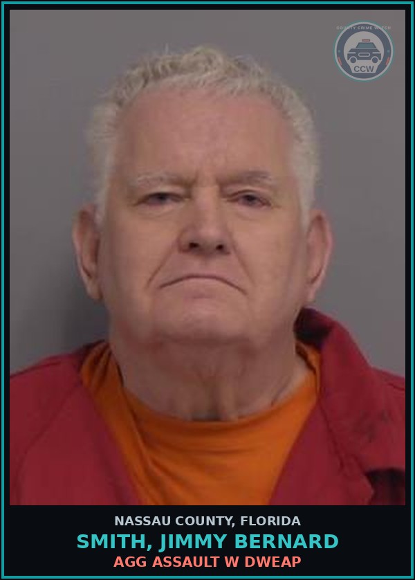 Booking mugshot of SMITH, JIMMY BERNARD in Nassau County