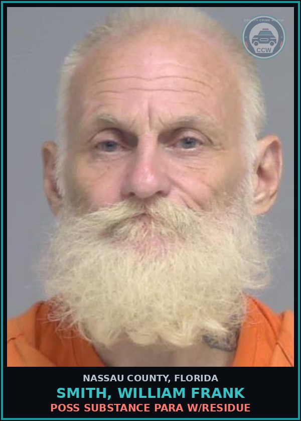 Booking mugshot of SMITH, WILLIAM FRANK in Nassau County