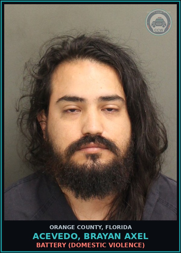 Booking mugshot of ACEVEDO, BRAYAN AXEL in Orange County