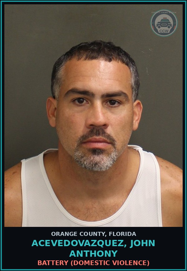 Booking mugshot of ACEVEDOVAZQUEZ, JOHN ANTHONY in Orange County
