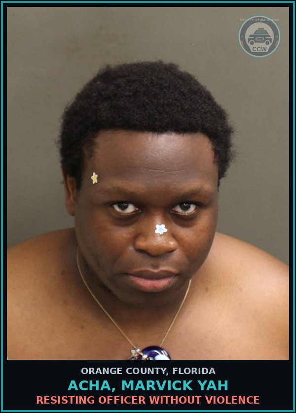 Booking mugshot of ACHA, MARVICK YAH in Orange County