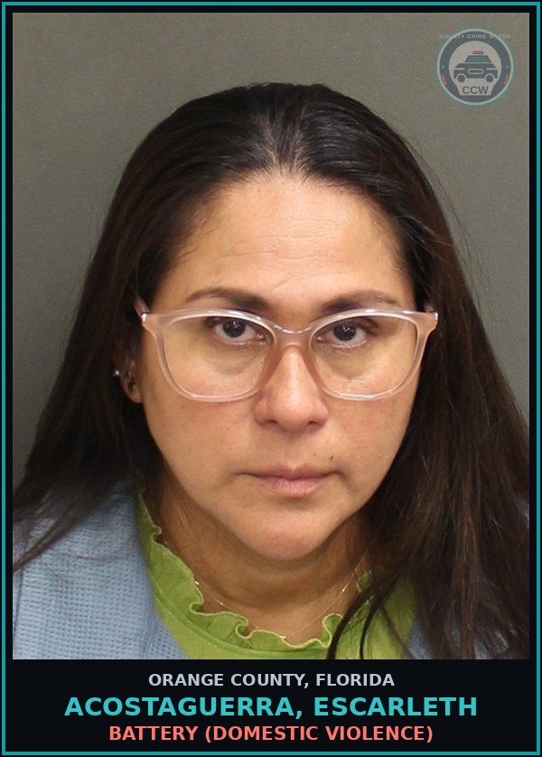 Booking mugshot of ACOSTAGUERRA, ESCARLETH in Orange County