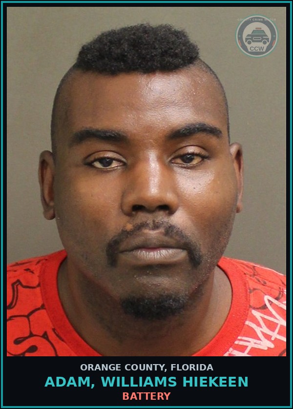 Booking mugshot of ADAM, WILLIAMS HIEKEEN in Orange County
