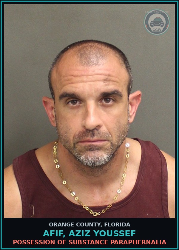Booking mugshot of AFIF, AZIZ YOUSSEF in Orange County