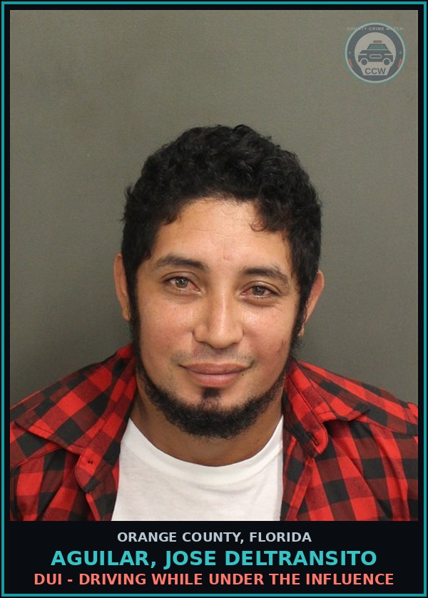 Booking mugshot of AGUILAR, JOSE DELTRANSITO in Orange County