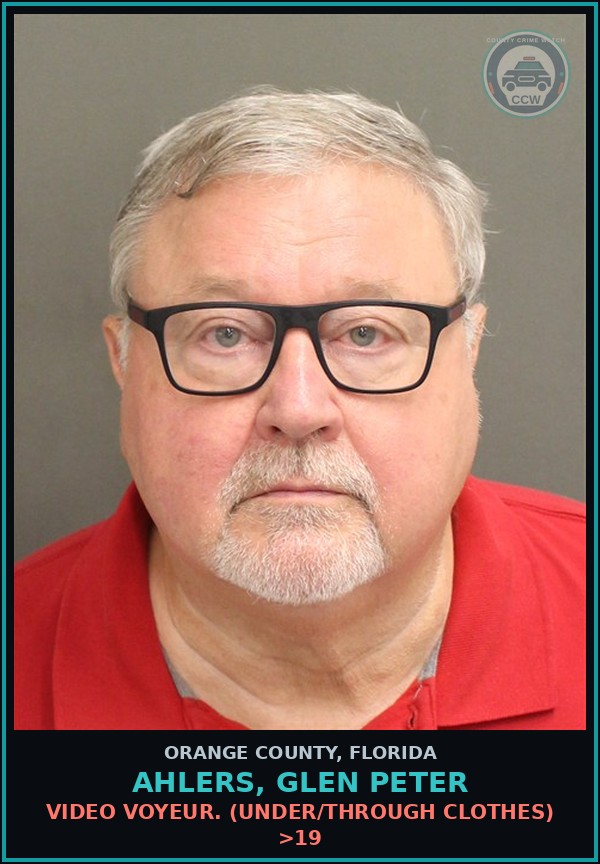 Booking mugshot of AHLERS, GLEN PETER in Orange County