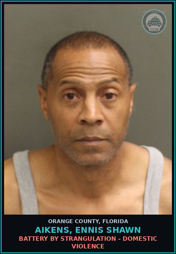 Booking mugshot of AIKENS, ENNIS SHAWN in Orange County
