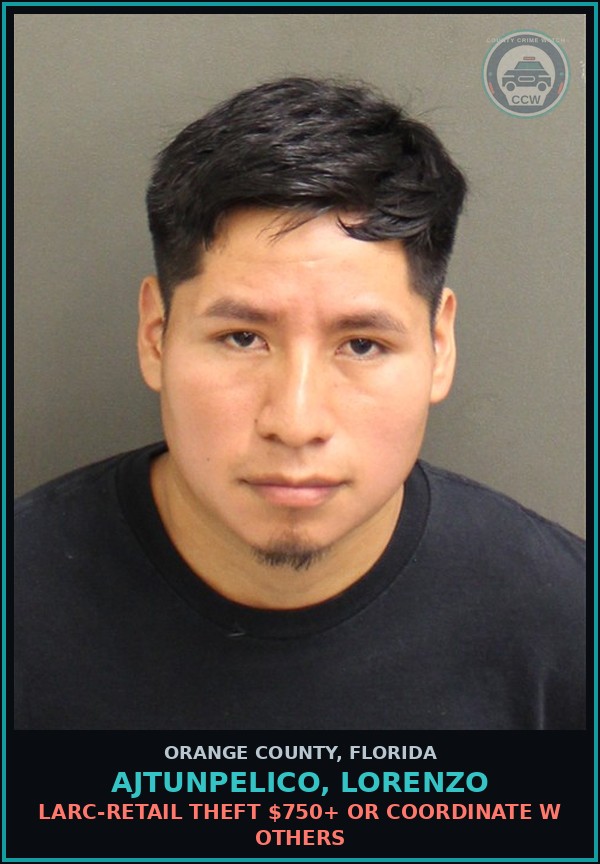 Booking mugshot of AJTUNPELICO, LORENZO in Orange County