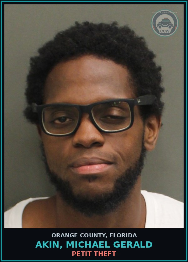 Booking mugshot of AKIN, MICHAEL GERALD in Orange County