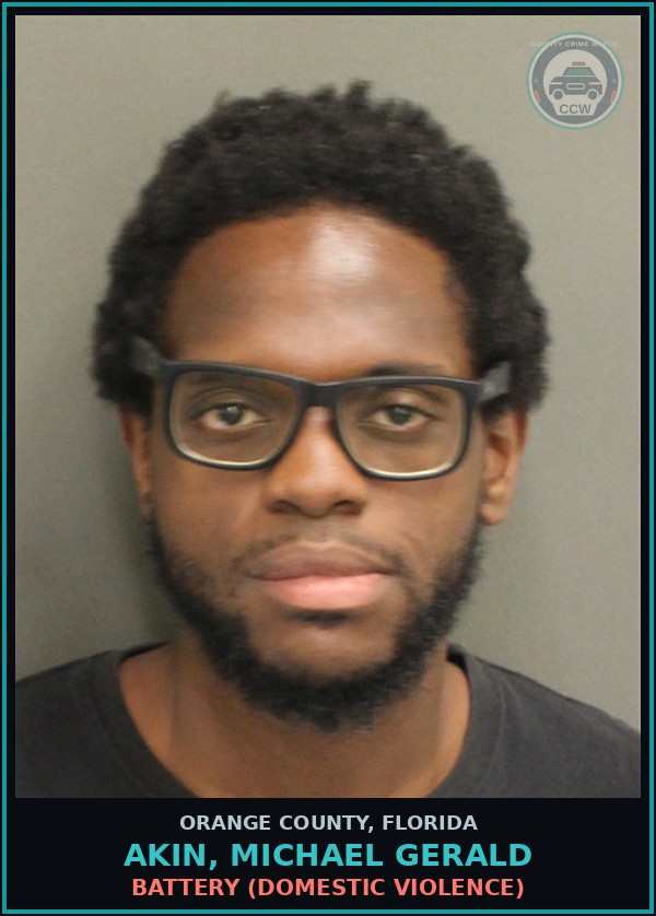 Booking mugshot of AKIN, MICHAEL GERALD in Orange County