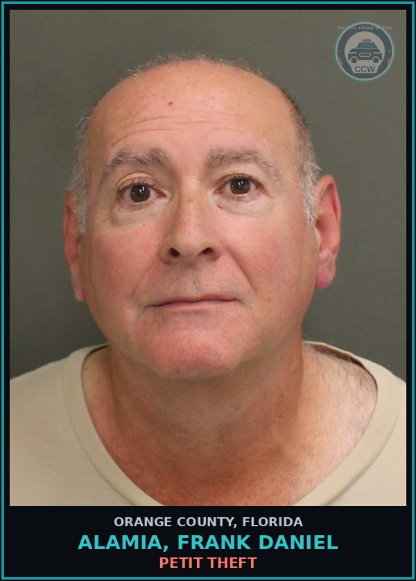 Booking mugshot of ALAMIA, FRANK DANIEL in Orange County