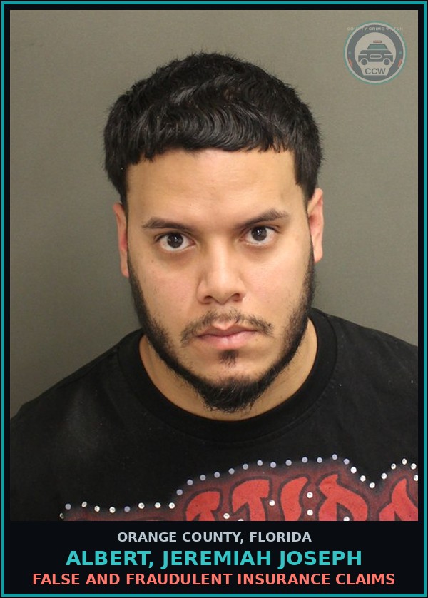 Booking mugshot of ALBERT, JEREMIAH JOSEPH in Orange County