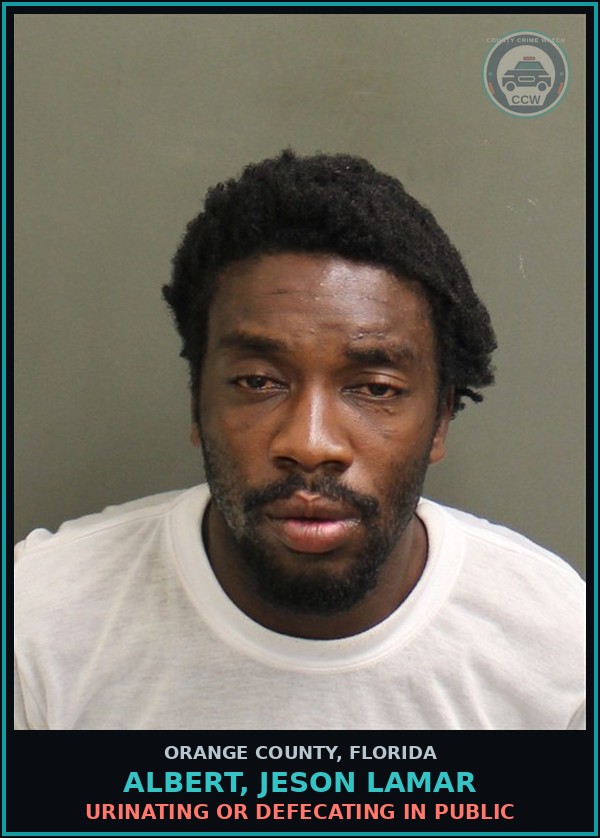 Booking mugshot of ALBERT, JESON LAMAR in Orange County