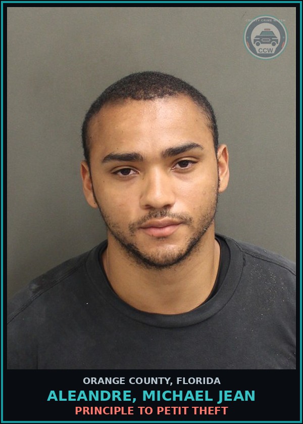 Booking mugshot of ALEANDRE, MICHAEL JEAN in Orange County