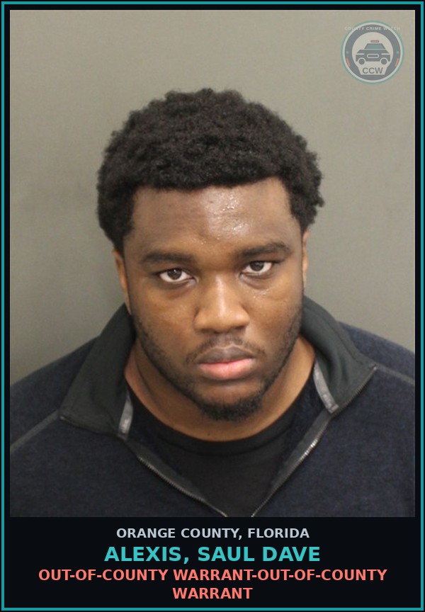 Booking mugshot of ALEXIS, SAUL DAVE in Orange County