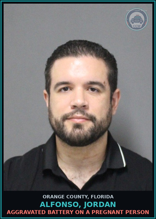 Booking mugshot of ALFONSO, JORDAN in Orange County