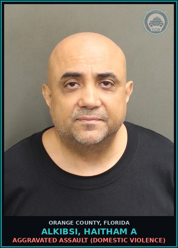 Booking mugshot of ALKIBSI, HAITHAM A in Orange County