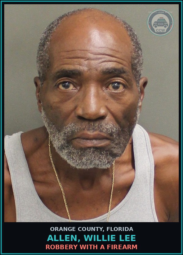 Booking mugshot of ALLEN, WILLIE LEE in Orange County