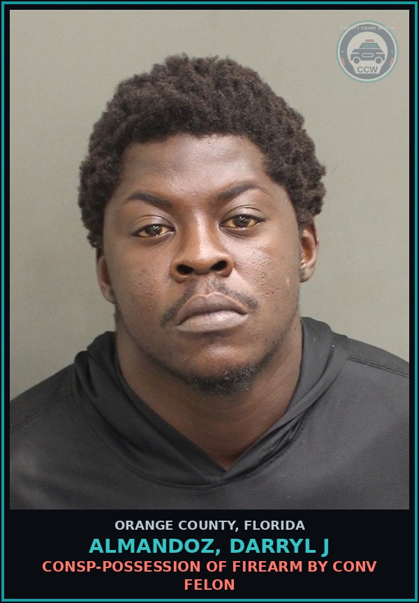 Booking mugshot of ALMANDOZ, DARRYL J in Orange County