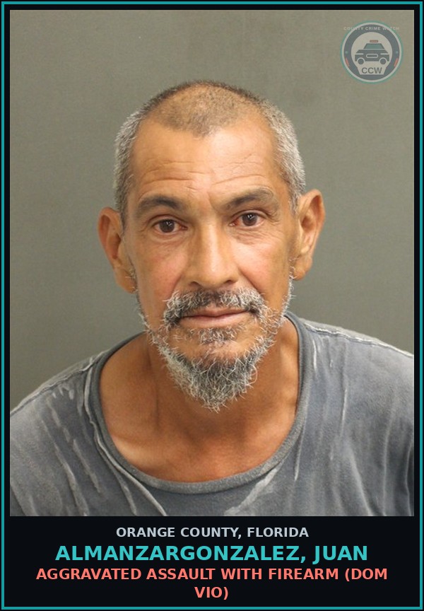Booking mugshot of ALMANZARGONZALEZ, JUAN in Orange County