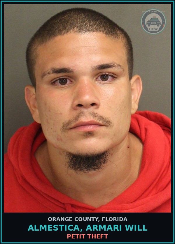 Booking mugshot of ALMESTICA, ARMARI WILL in Orange County