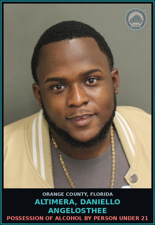 Booking mugshot of ALTIMERA, DANIELLO ANGELOSTHEE in Orange County