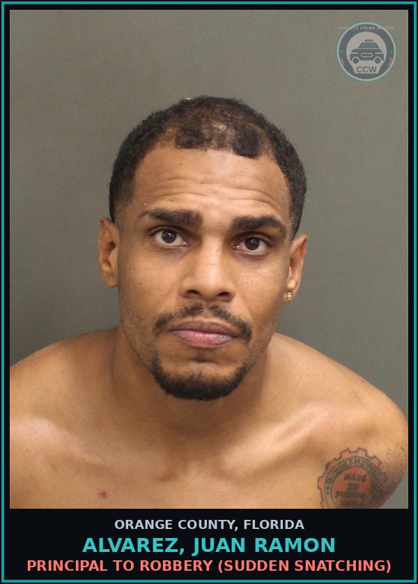 Booking mugshot of ALVAREZ, JUAN RAMON in Orange County