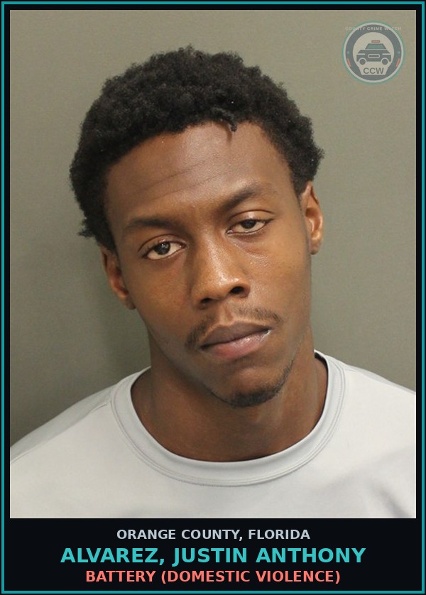 Booking mugshot of ALVAREZ, JUSTIN ANTHONY in Orange County
