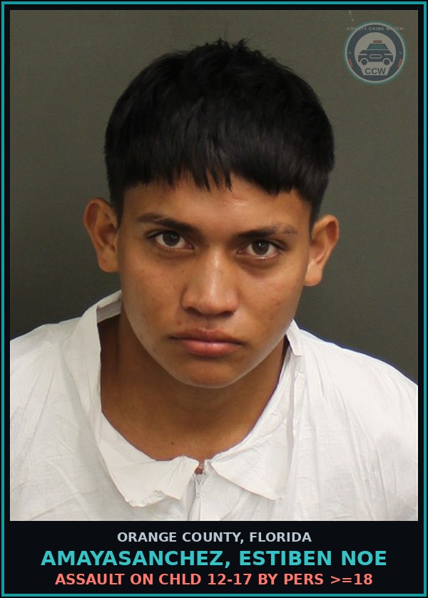 Booking mugshot of AMAYASANCHEZ, ESTIBEN NOE in Orange County
