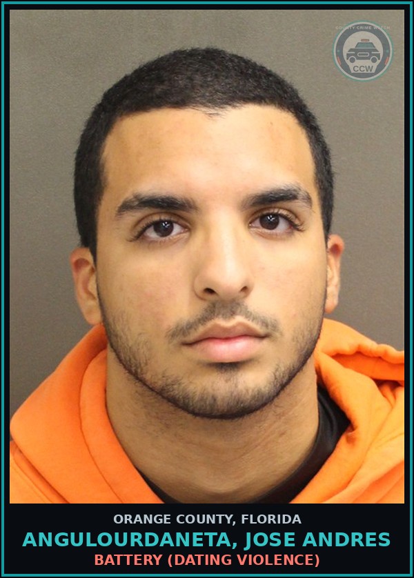 Booking mugshot of ANGULOURDANETA, JOSE ANDRES in Orange County