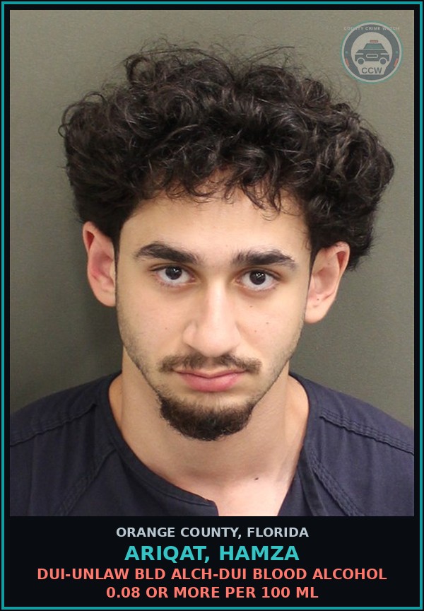 Booking mugshot of ARIQAT, HAMZA in Orange County