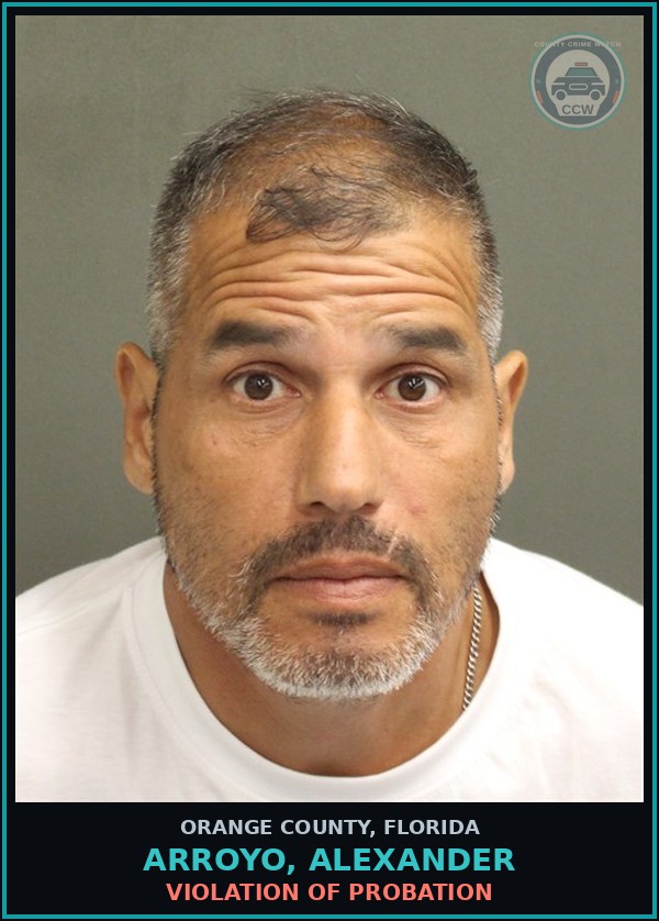Booking mugshot of ARROYO, ALEXANDER in Orange County