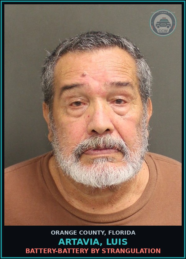 Booking mugshot of ARTAVIA, LUIS in Orange County