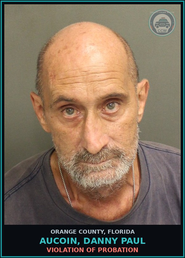 Booking mugshot of AUCOIN, DANNY PAUL in Orange County