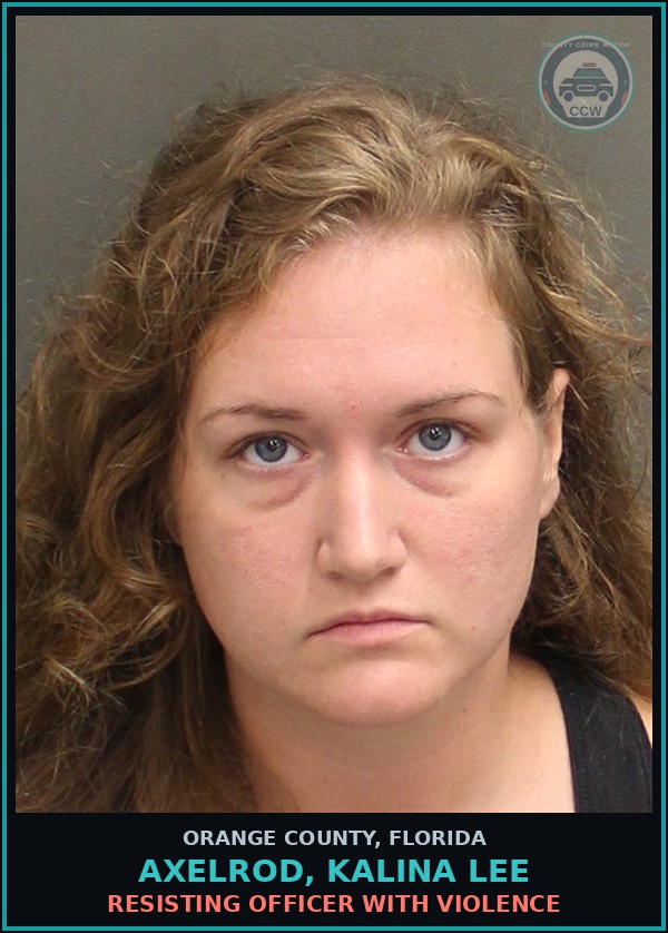 Booking mugshot of AXELROD, KALINA LEE in Orange County