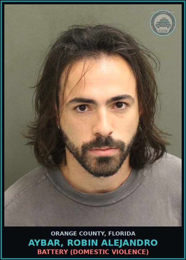 Booking mugshot of AYBAR, ROBIN ALEJANDRO in Orange County