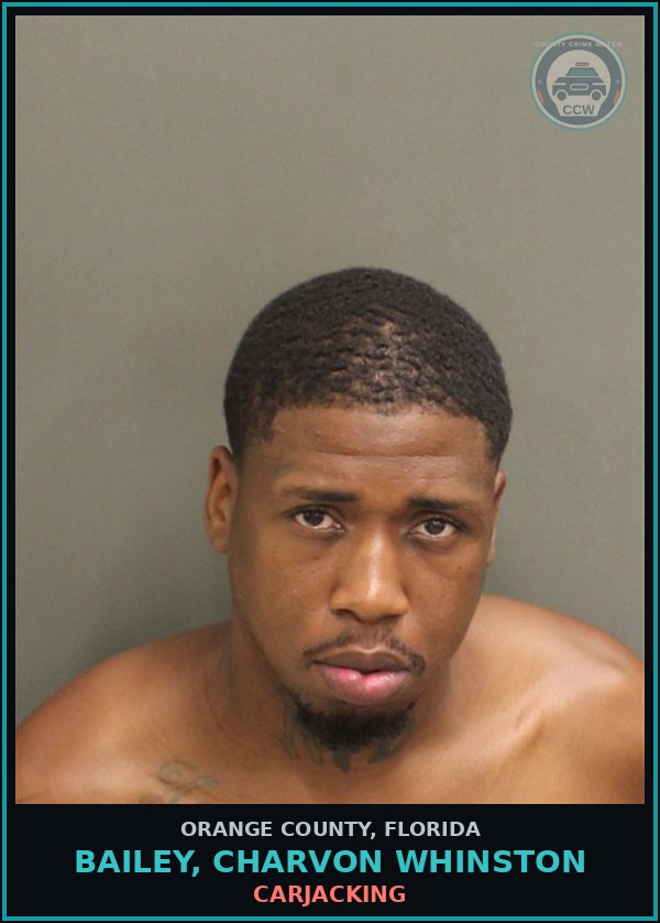 Booking mugshot of BAILEY, CHARVON WHINSTON in Orange County