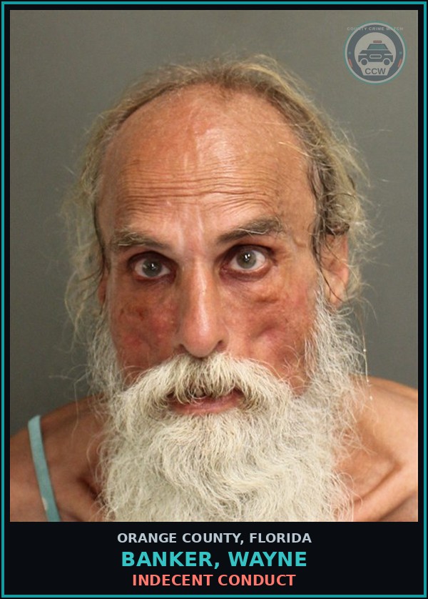 Booking mugshot of BANKER, WAYNE in Orange County