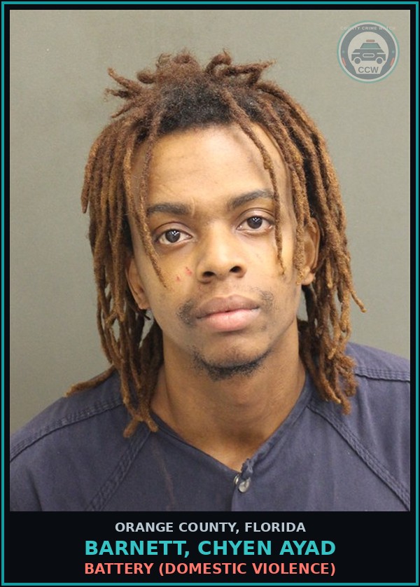 Booking mugshot of BARNETT, CHYEN AYAD in Orange County