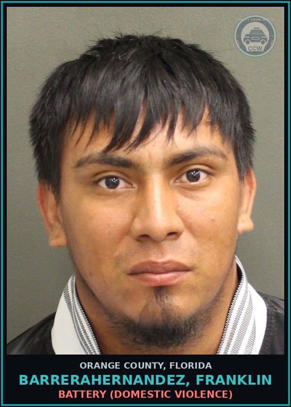 Booking mugshot of BARRERAHERNANDEZ, FRANKLIN in Orange County