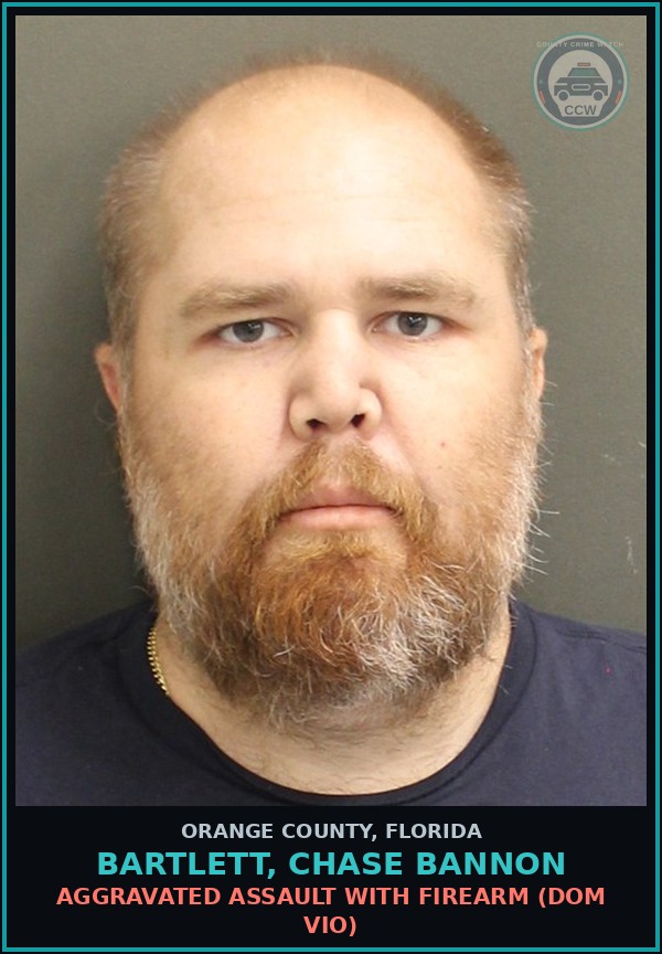 Booking mugshot of BARTLETT, CHASE BANNON in Orange County