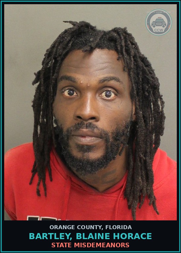 Booking mugshot of BARTLEY, BLAINE HORACE in Orange County