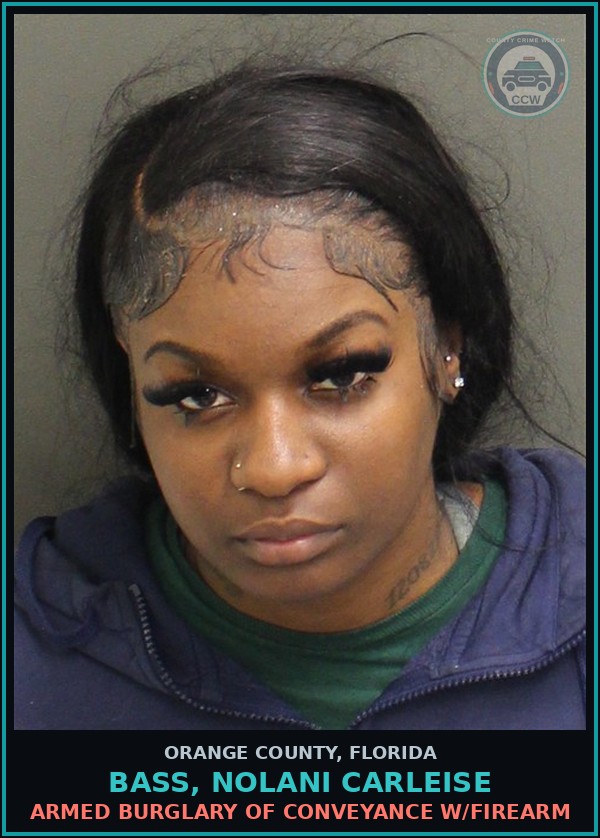 Booking mugshot of BASS, NOLANI CARLEISE in Orange County