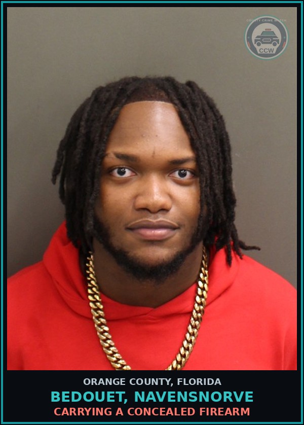 Booking mugshot of BEDOUET, NAVENSNORVE in Orange County