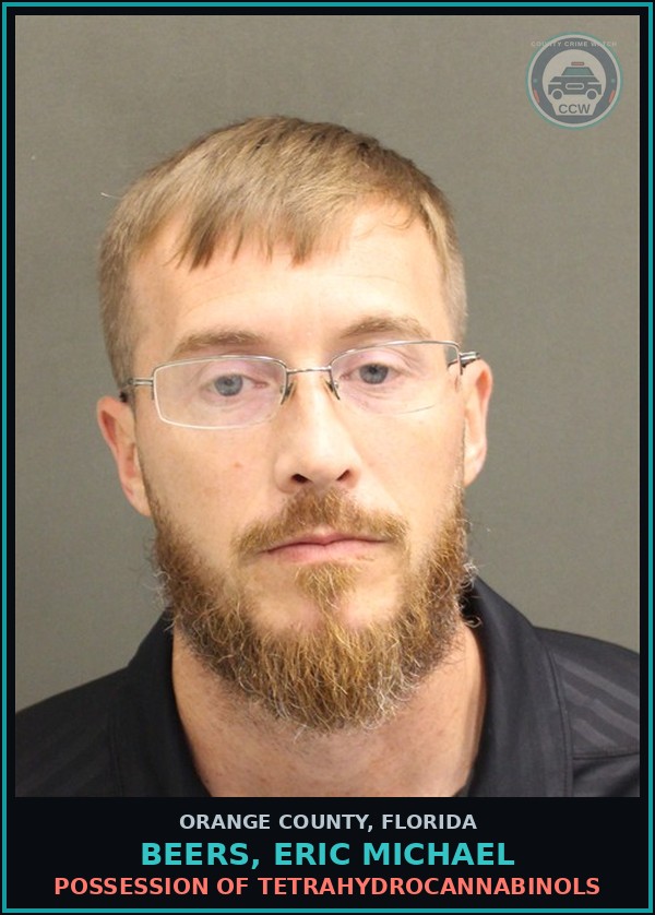 Booking mugshot of BEERS, ERIC MICHAEL in Orange County