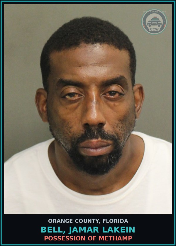 Booking mugshot of BELL, JAMAR LAKEIN in Orange County